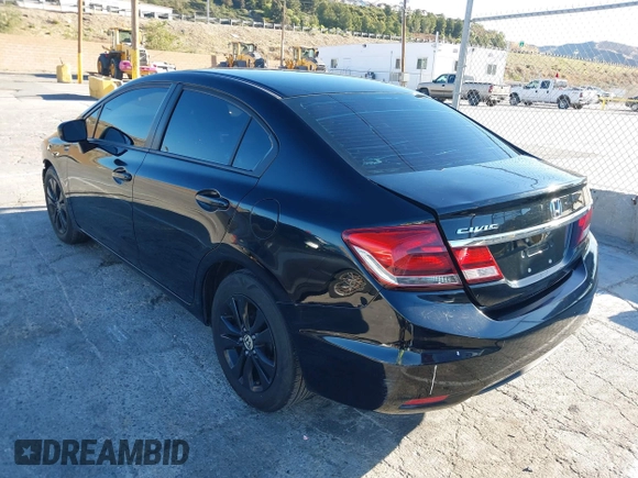 2014 Honda Civic Sedan LX with VIN 19XFB2F55EE251808, listed as a IAAI auction lot 41636636 with 134,544 mi miles. Bid and sale history available at carsss.com. Image 3.