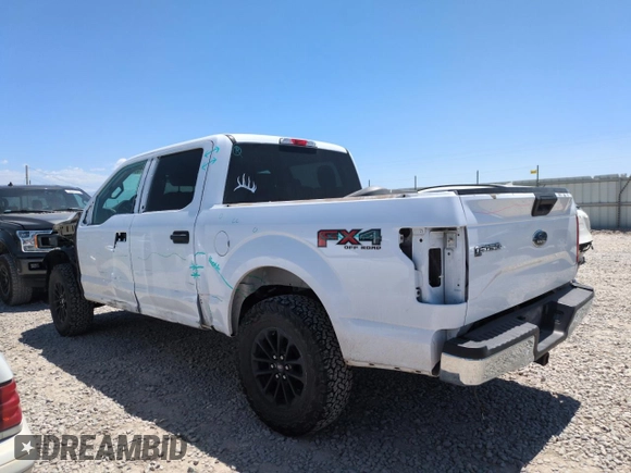 2017 Ford F-150 XL with VIN 1FTEW1EF9HKE54092, listed as a Copart auction lot 58506845 with 103,248 mi miles and Salvage title. Bid and sale history available at DreamBid. Image 2.