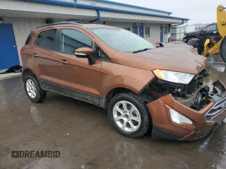 2020 Ford EcoSport SE z VIN MAJ6S3GL3LC389036, wystawiony jako Copart lot #52406165 z przebiegiem Nie podano mil oraz Szkody całkowita. Historia ofert i sprzedaży dostępna na DreamBid. Obrazek 4.