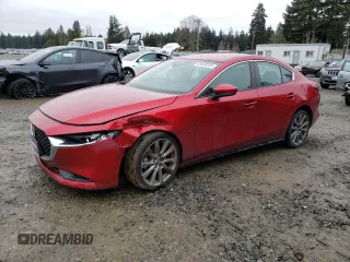 2020 Mazda 3 Select z VIN 3MZBPBCM9LM134955, wystawiony jako Copart lot #45548245 z przebiegiem 45 761 mil mil oraz Szkoda całkowita • Salvage title. Historia ofert i sprzedaży dostępna na DreamBid. Obrazek 1.