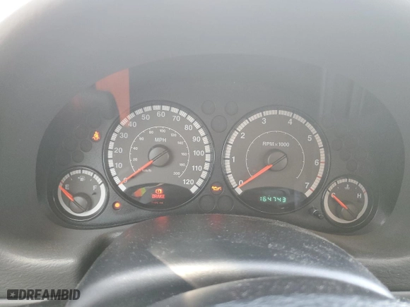 2005 Jeep Liberty Sport with VIN 1J4GK48K95W682154, listed as a Copart auction lot 52176155 with 164,743 mi miles and Salvage Title. Bid and sale history available at carsss.com. Image 9.