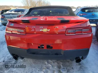 2015 Chevrolet Camaro LT with VIN 2G1FF3D37F9255198, listed as a Copart auction lot 88088185 with 107,736 mi miles and Clean Title. Bid and sale history available at carsss.com. Image 6.