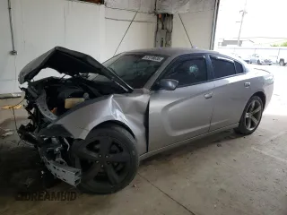 2015 Dodge Charger SXT with VIN 2C3CDXHG2FH724874, listed as a Copart auction lot 57916635 with Not provided miles and Salvage title. Bid and sale history available at DreamBid. Image 1.