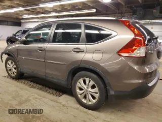 2013 Honda CR-V EX-L with VIN 5J6RM4H79DL017303, listed as a Copart auction lot 43832915 with 267,617 mi miles and Salvage Title. Bid and sale history available at carsss.com. Image 2.