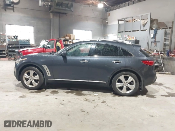 2010 Infiniti FX with VIN JN8AS1MW7AM853691, listed as a IAAI auction lot 41952368 with 198,659 mi miles. Bid and sale history available at carsss.com. Image 14.
