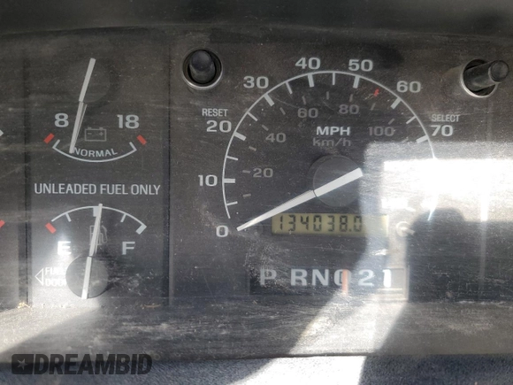 1992 Ford F-150 with VIN 1FTEX14H8NKA72468, listed as a Copart auction lot 44779615 with 134,038 mi miles and Salvage Title. Bid and sale history available at DreamBid. Image 9.