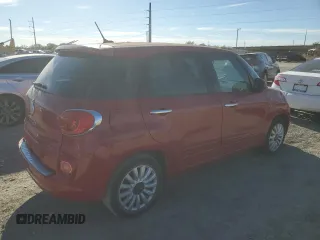 2014 FIAT 500L Easy with VIN ZFBCFABH2EZ028182, listed as a Copart auction lot 82039974 with 74,502 mi miles and Clean Title. Bid and sale history available at carsss.com. Image 3.