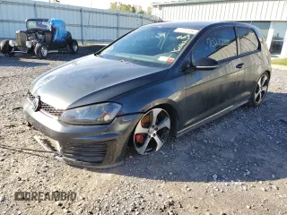 2015 Volkswagen Golf GTI S with VIN 3VWYT7AU5FM074585, listed as a Copart auction lot 70212354 with 60,162 mi miles and Salvage Title. Bid and sale history available at carsss.com. Image 1.