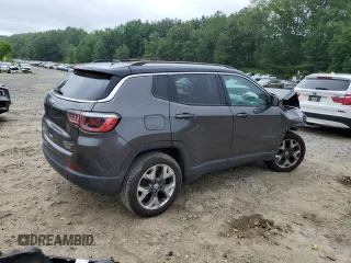 2018 Jeep Compass Limited z VIN 3C4NJDCB6JT436704, wystawiony jako Copart lot #59470265 z przebiegiem 84 581 mil mil oraz Szkoda całkowita • Salvage title. Historia ofert i sprzedaży dostępna na DreamBid. Obrazek 3.