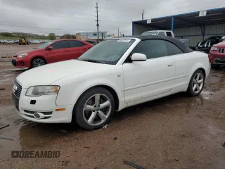 2008 Audi A4 3.2L with VIN WAUDH48H38K007159, listed as a Copart auction lot 55492915 with 95,073 mi miles and Salvage title. Bid and sale history available at DreamBid. Image 1.