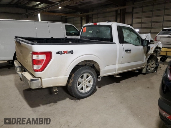 2022 Ford F-150 XL with VIN 1FTMF1E53NKD19348, listed as a Copart auction lot 85060934 with Not Provided miles and Salvage Title. Bid and sale history available at DreamBid. Image 3.