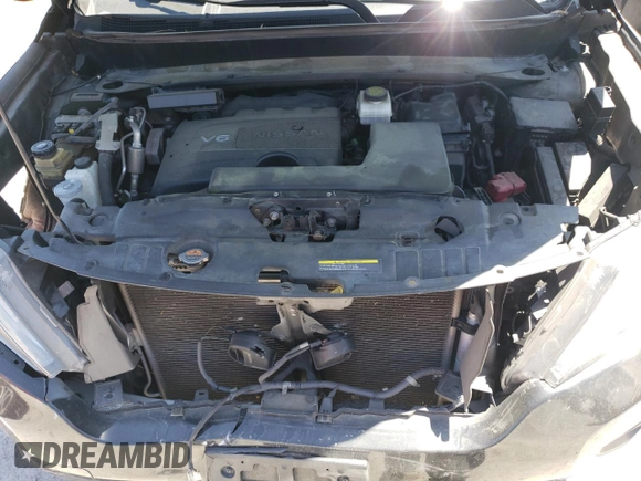 2018 Nissan Pathfinder SL with VIN 5N1DR2MN6JC608724, listed as a Copart auction lot 53090125 with 131,082 mi miles and Salvage title. Bid and sale history available at DreamBid. Image 13.