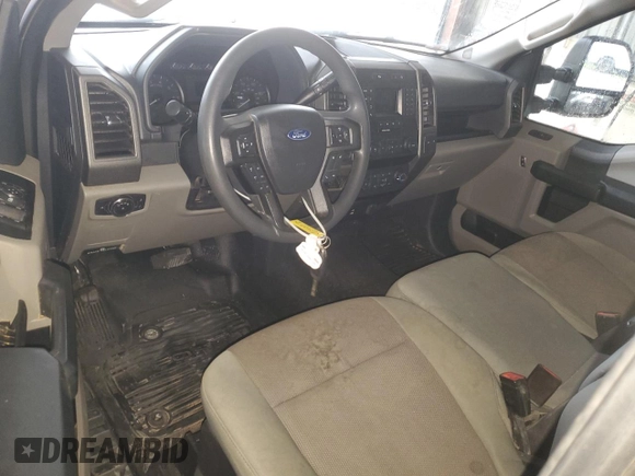 2022 Ford F-250 XL with VIN 1FT7X2BN5NEE57105, listed as a Copart auction lot 50933385 with 40,854 mi miles and Salvage Title. Bid and sale history available at DreamBid. Image 8.
