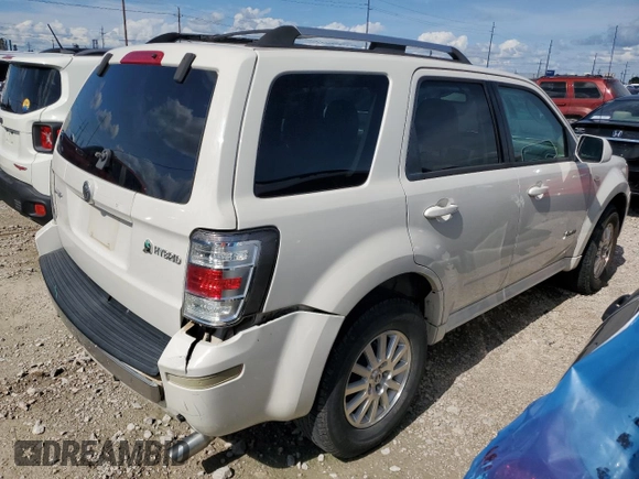 2009 Mercury Mariner Hybrid with VIN 4M2CU29369KJ14719, listed as a Copart auction lot 62511705 with 144,062 mi miles and Salvage title. Bid and sale history available at DreamBid. Image 3.