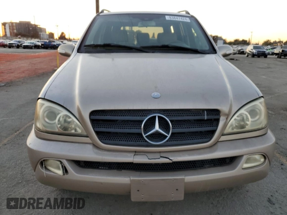 2004 Mercedes-Benz M-Class 3.5L with VIN 4JGAB57E94A492116, listed as a Copart auction lot 83847424 with 108,048 mi miles and Salvage Title. Bid and sale history available at carsss.com. Image 5.