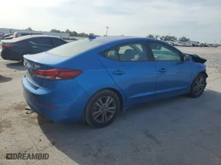 2018 Hyundai Elantra SEL with VIN 5NPD84LF7JH389208, listed as a Copart auction lot 53829955 with 80,270 mi miles and Salvage Title. Bid and sale history available at carsss.com. Image 3.