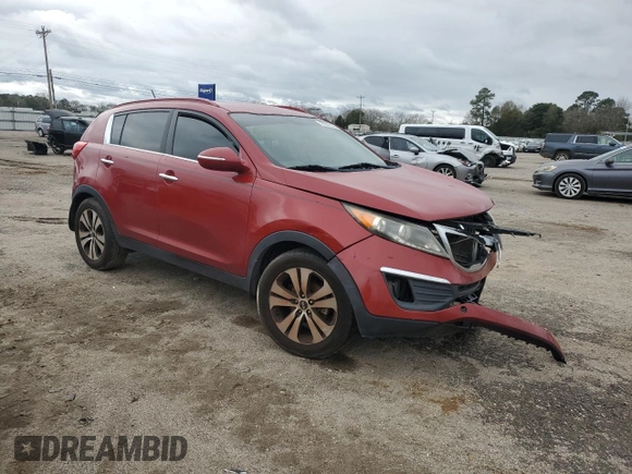2011 Kia Sportage EX with VIN KNDPC3A29B7117271, listed as a Copart auction lot 48098185 with Not Provided miles and Salvage Title. Bid and sale history available at carsss.com. Image 4.