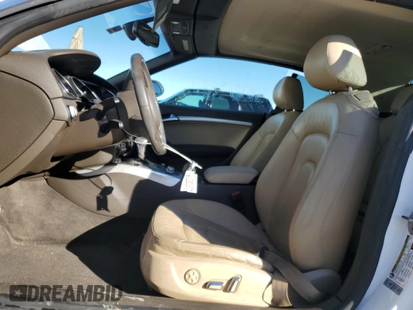 2013 Audi A5 2.0T Premium Plus with VIN WAUJFAFH2DN014655, listed as a Copart auction lot 87820845 with 163,209 mi miles and Salvage Title. Bid and sale history available at carsss.com. Image 7.