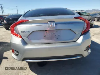 2020 Honda Civic Sedan LX with VIN 19XFC2F64LE205261, listed as a Copart auction lot 49528865 with 48,665 mi miles and Salvage Title. Bid and sale history available at carsss.com. Image 6.