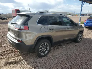 2021 Jeep Cherokee Latitude Lux with VIN 1C4PJLMX7MD107436, listed as a Copart auction lot 50987275 with 32,735 mi miles and Salvage Title. Bid and sale history available at carsss.com. Image 3.