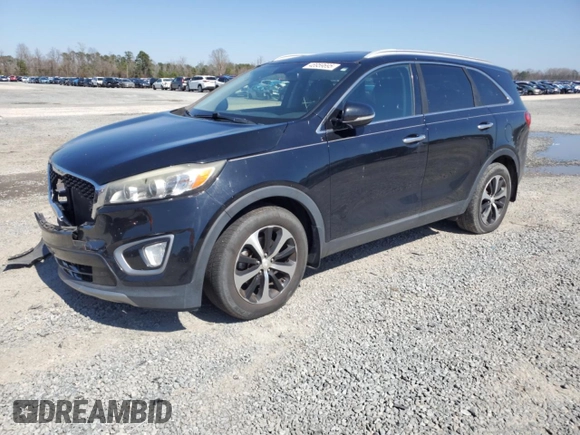 2016 Kia Sorento EX with VIN 5XYPH4A51GG146842, listed as a Copart auction lot 48959695 with 148,574 mi miles and Salvage Title. Bid and sale history available at carsss.com. Image 1.