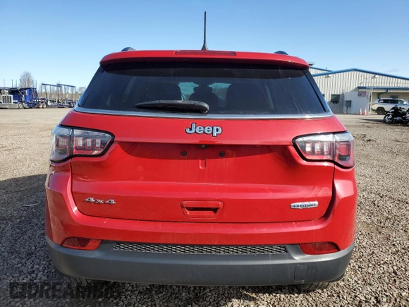2018 Jeep Compass Latitude z VIN 3C4NJDBB4JT458315, wystawiony jako Copart lot #51513345 z przebiegiem 91 274 mil mil oraz Czysty tytuł • Clean title. Historia ofert i sprzedaży dostępna na DreamBid. Obrazek 6.