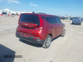 2022 Kia Soul LX with VIN KNDJ23AU4N7803183, listed as a IAAI auction lot 41601041 with 41,702 mi miles. Bid and sale history available at carsss.com. Image 4.