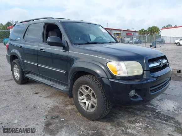 2006 Toyota Sequoia SR5 with VIN 5TDZT34A16S279192, listed as a IAAI auction lot 41758196 with 119,121 mi miles. Bid and sale history available at carsss.com. Image 1.
