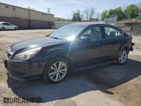 2013 Subaru Legacy Premium with VIN 4S3BMBC68D3022163, listed as a Copart auction lot 55426805 with 127,360 mi miles and Salvage Title. Bid and sale history available at carsss.com. Image 1.