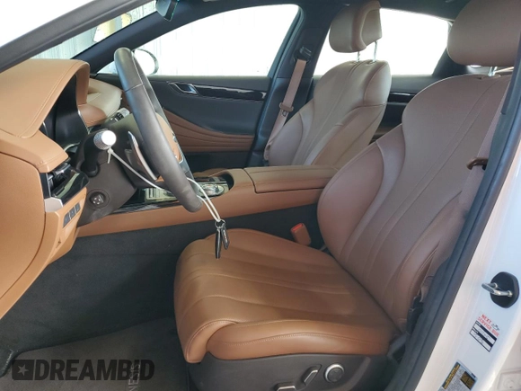 2024 Genesis G80 2.5T z VIN KMTGB4SC3RU237743, wystawiony jako Copart lot #44111555 z przebiegiem 15 170 mil mil oraz Nie do naprawy • Non repairable. Historia ofert i sprzedaży dostępna na DreamBid. Obrazek 7.