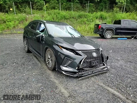 2022 Lexus RX 350 F Sport with VIN 2T2YZMDA6NC322346, listed as a Copart auction lot 61393195 with 54,576 mi miles and Salvage title. Bid and sale history available at DreamBid. Image 13.