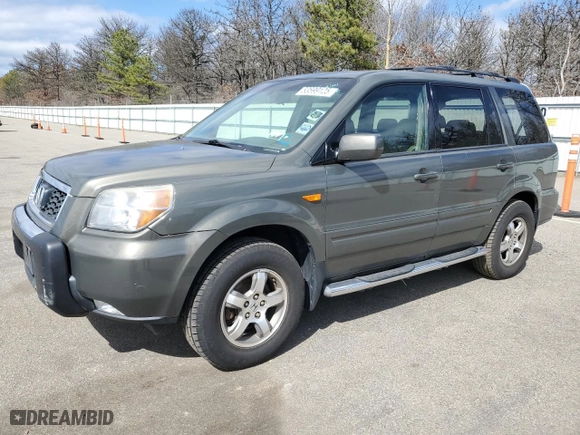2008 Honda Pilot EX-L with VIN 5FNYF18598B030649, listed as a Copart auction lot 53599125 with 169,525 mi miles and Salvage Title. Bid and sale history available at carsss.com. Image 1.