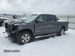 2020 Ram 1500 Big Horn with VIN 1C6SRFFM4LN224706, listed as a Copart auction lot 44344875 with 120,072 mi miles and Salvage Title. Bid and sale history available at carsss.com. Image 1.