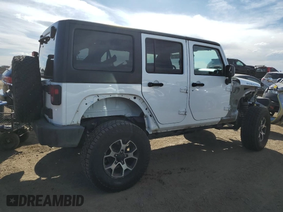 2016 Jeep Wrangler Unlimited Rubicon z VIN 1C4HJWFG6GL315448, wystawiony jako Copart lot #48980755 z przebiegiem 111 612 mil mil oraz Szkoda całkowita • Salvage title. Historia ofert i sprzedaży dostępna na DreamBid. Obrazek 3.