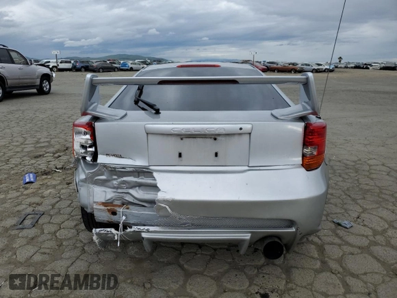 2001 Toyota Celica GT with VIN JTDDR32T510101181, listed as a Copart auction lot 48934235 with 168,001 mi miles and Salvage Title. Bid and sale history available at carsss.com. Image 6.
