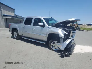 2013 GMC Sierra 1500 SLT with VIN 3GTP2WE71DG157541, listed as a Copart auction lot 62363665 with 56,143 mi miles and Salvage title. Bid and sale history available at DreamBid. Image 4.