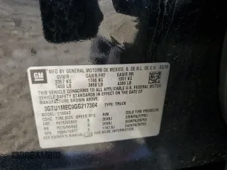 2016 GMC Sierra 1500 with VIN 3GTU1MEC9GG217304, listed as a Copart auction lot 42927355 with 93,474 mi miles and Salvage Title. Bid and sale history available at DreamBid. Image 12.