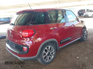 2015 FIAT 500L Urbana Trekking with VIN ZFBCFADH8FZ034079, listed as a IAAI auction lot 42437851 with 54,216 mi miles and . Bid and sale history available at DreamBid. Image 4.