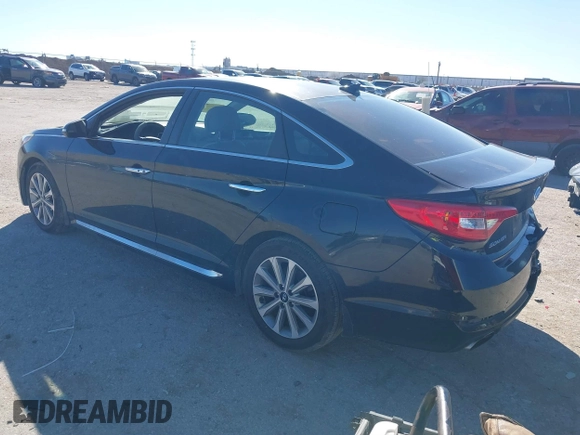 2016 Hyundai Sonata Sport with VIN 5NPE34AF2GH414630, listed as a IAAI auction lot 41653099 with 117,258 mi miles and . Bid and sale history available at DreamBid. Image 3.