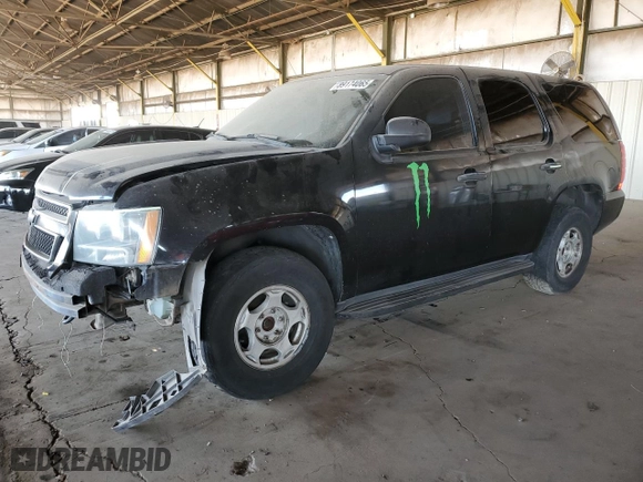 2009 Chevrolet Tahoe Special Service Vehicle with VIN 1GNFK03019R264165, listed as a Copart auction lot 89174065 with 189,733 mi miles and Salvage Title. Bid and sale history available at carsss.com. Image 1.
