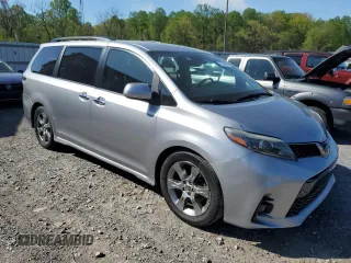 2018 Toyota Sienna SE с VIN 5TDXZ3DC1JS951963, выставлен на аукционе Copart как лот 54760995 с пробегом 184 542 миль миль и Чистый • Clean title. История ставок и продаж доступна на DreamBid. Изображение 4.