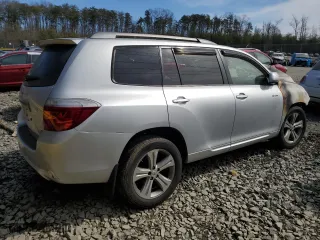 2009 Toyota Highlander Sport with VIN JTEES43A192132256, listed as a Copart auction lot 48554795 with 0 mi miles and Salvage Title. Bid and sale history available at carsss.com. Image 3.