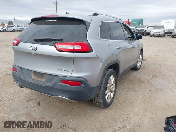 2014 Jeep Cherokee Limited with VIN 1C4PJLDB2EW160202, listed as a IAAI auction lot 41031874 with 168,181 mi miles. Bid and sale history available at carsss.com. Image 4.