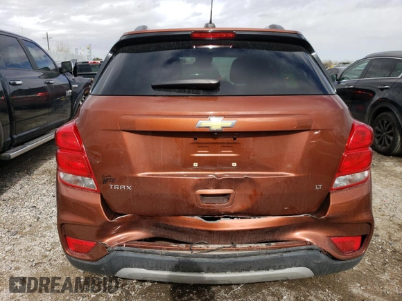 2019 Chevrolet Trax LT with VIN 3GNCJLSB2KL264070, listed as a Copart auction lot 47603775 with 61,393 mi miles and Salvage Title. Bid and sale history available at carsss.com. Image 6.