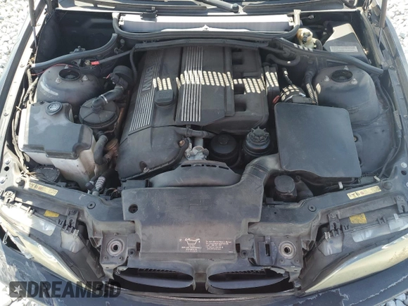 2005 BMW 3 Series 330Ci with VIN WBABW53465PL49985, listed as a Copart auction lot 51812985 with 123,926 mi miles and Salvage Title. Bid and sale history available at carsss.com. Image 12.
