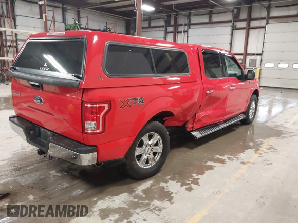2017 Ford F-150 XL with VIN 1FTFW1EF9HKD99731, listed as a IAAI auction lot 41951004 with 115,554 mi miles. Bid and sale history available at carsss.com. Image 4.