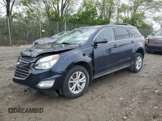 2016 Chevrolet Equinox LT z VIN 2GNALCEK3G6342400, wystawiony jako Copart lot #55163865 z przebiegiem 110 343 mil mil oraz Szkoda całkowita • Salvage title. Historia ofert i sprzedaży dostępna na DreamBid. Obrazek 1.