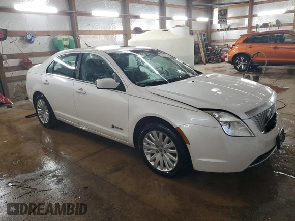 2010 Mercury Milan Hybrid with VIN 3MEDM0L39AR651185, listed as a Copart auction lot 86649294 with 185,357 mi miles and Salvage Title. Bid and sale history available at carsss.com. Image 4.