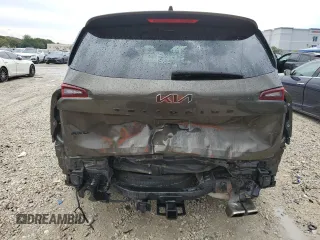 2022 Kia Telluride EX with VIN 5XYP3DHC6NG265213, listed as a Copart auction lot 50172375 with 58,458 mi miles and Salvage Title. Bid and sale history available at carsss.com. Image 6.