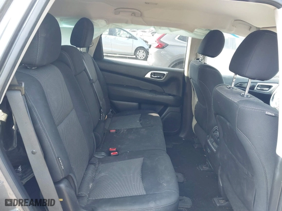 2019 Nissan Pathfinder S with VIN 5N1DR2MM6KC591691, listed as a IAAI auction lot 41803630 with 66,794 mi miles. Bid and sale history available at carsss.com. Image 8.